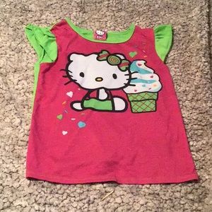 Hello kitty pj top